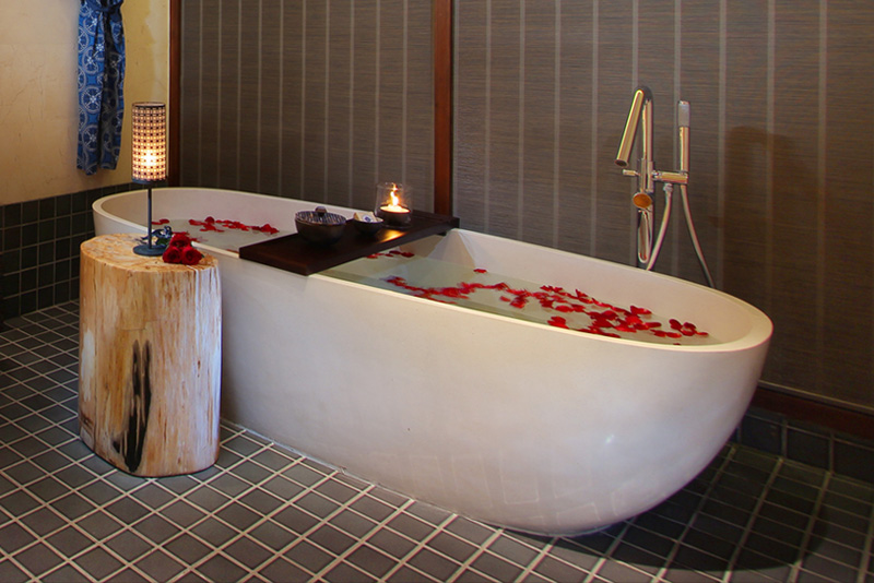 resin terrazzo bathtub